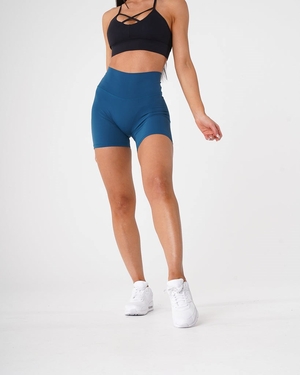 NVGTN Signature 2.0 Shorts Bleu  Shorts Femme | VVT-2637123