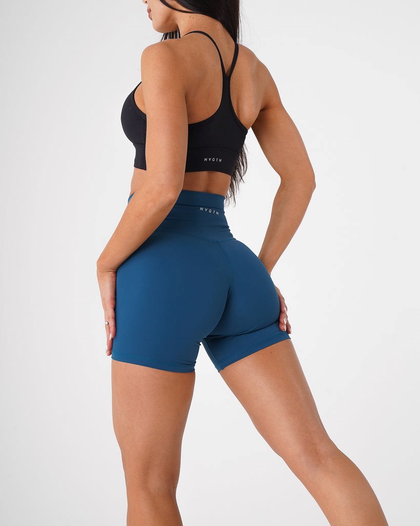 NVGTN Signature 2.0 Shorts Bleu  Shorts Femme | VVT-2637123