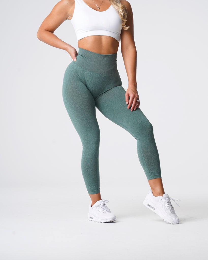 NVGTN Curve Seamless Leggings Vert  Leggings Femme | PIH-8623726