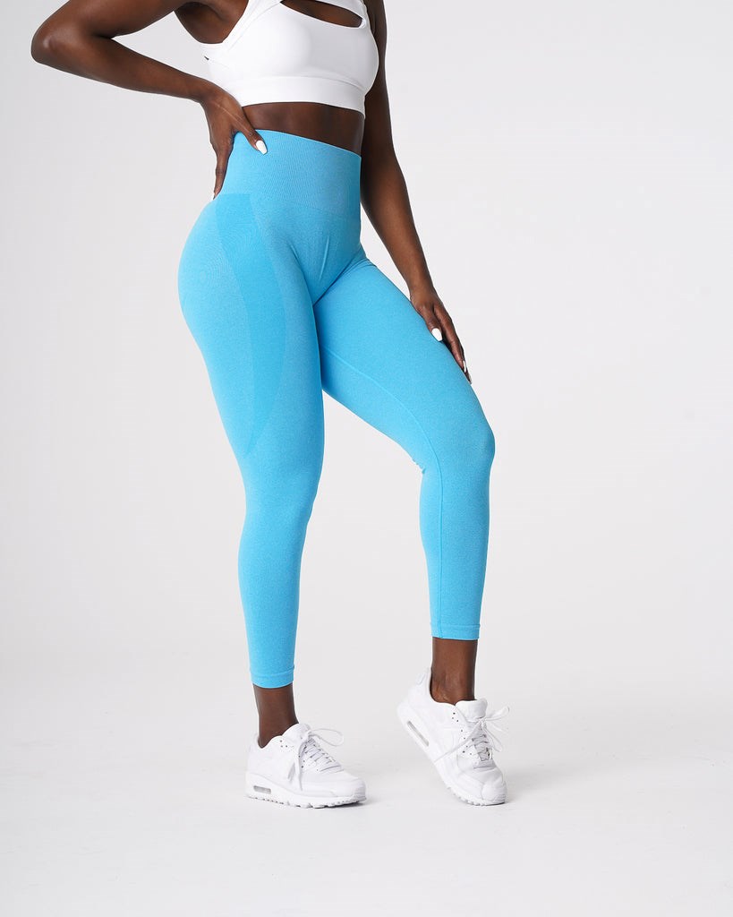 NVGTN Contour Seamless Leggings Aqua  Leggings Femme | DTX-0454850