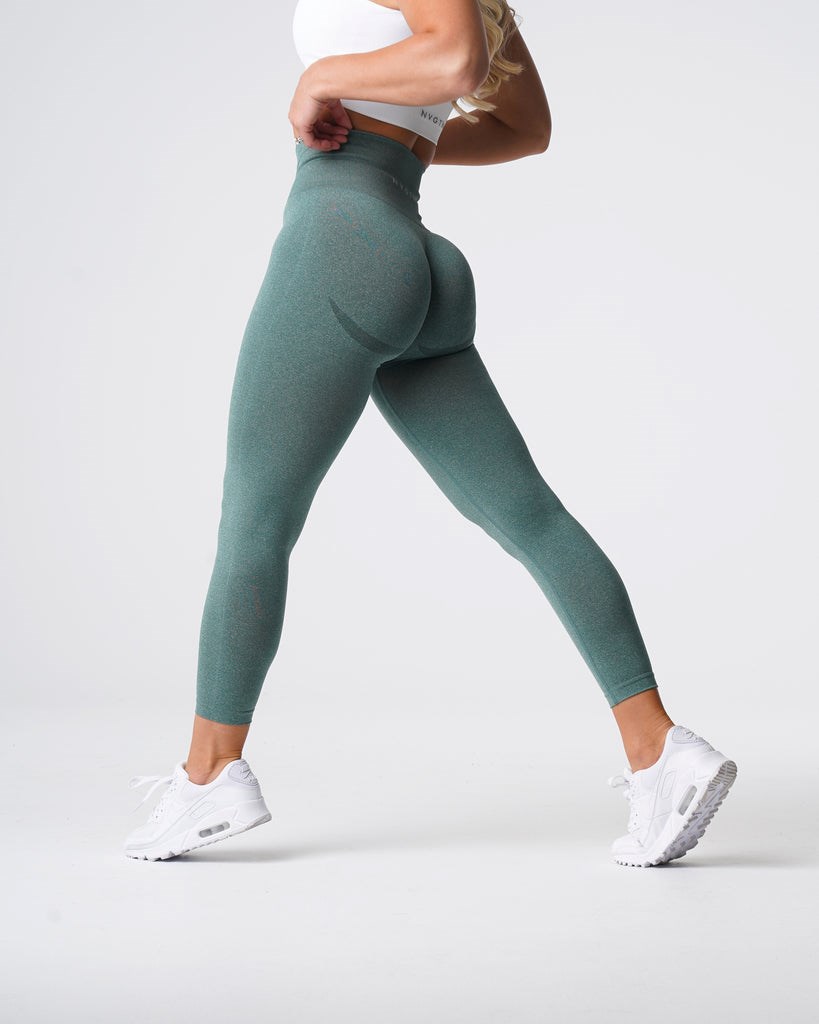 NVGTN Curve Seamless Leggings Vert  Leggings Femme | PIH-8623726