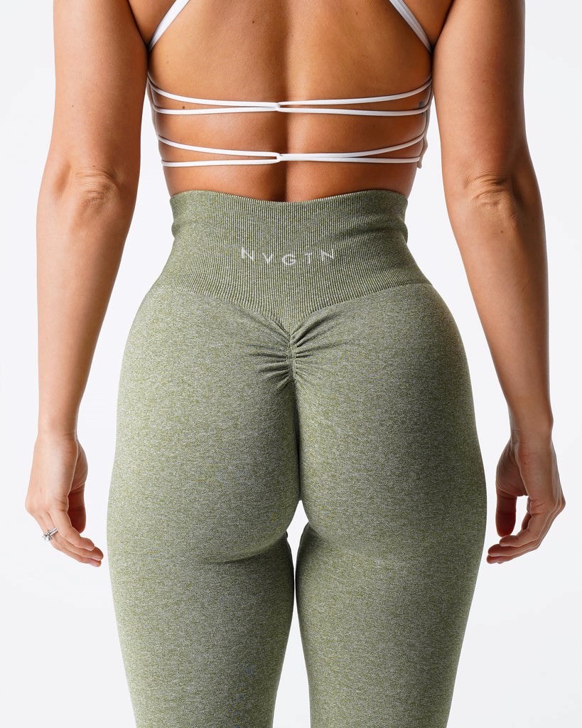 NVGTN Scrunch Seamless Leggings Meadow  Leggings Femme | SER-7230394