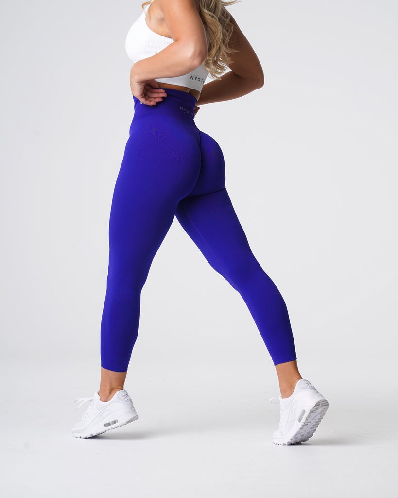 NVGTN Solid Seamless Leggings Cobalt  Leggings Femme | GHP-2416519