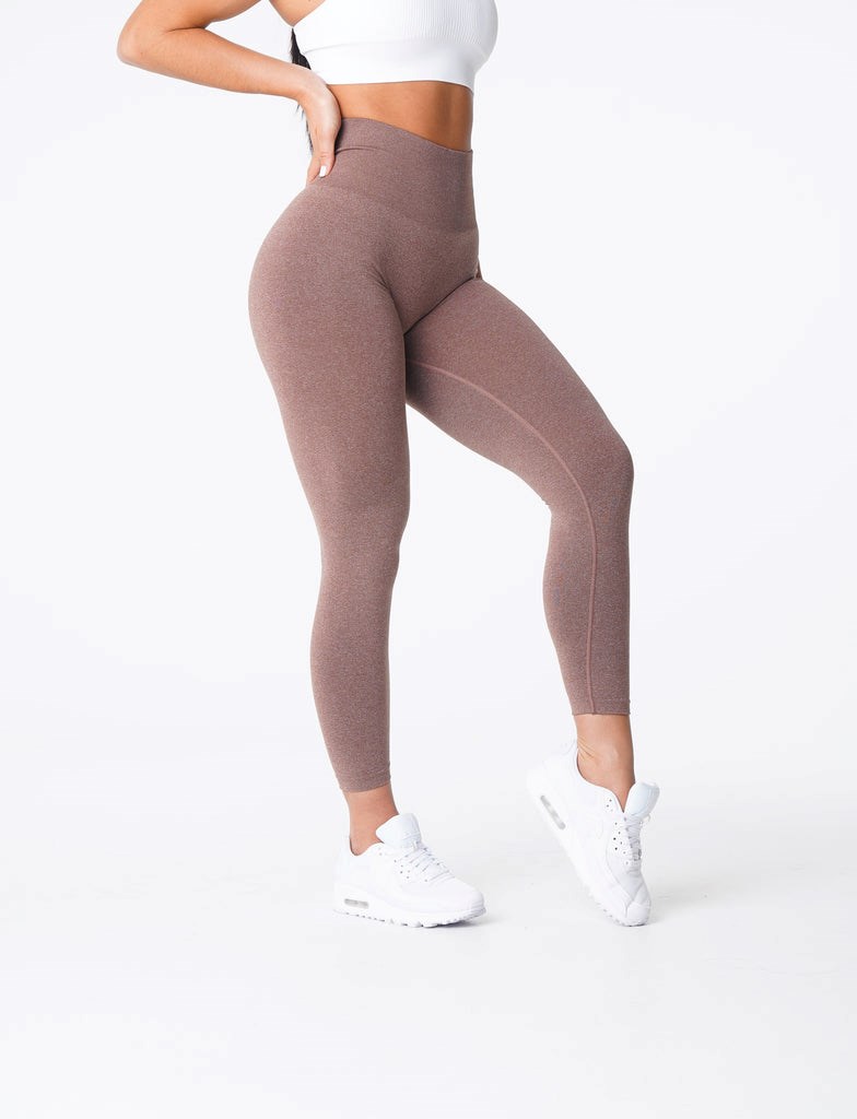 NVGTN NV Seamless Leggings Cocoa  Leggings Femme | UBQ-0438174