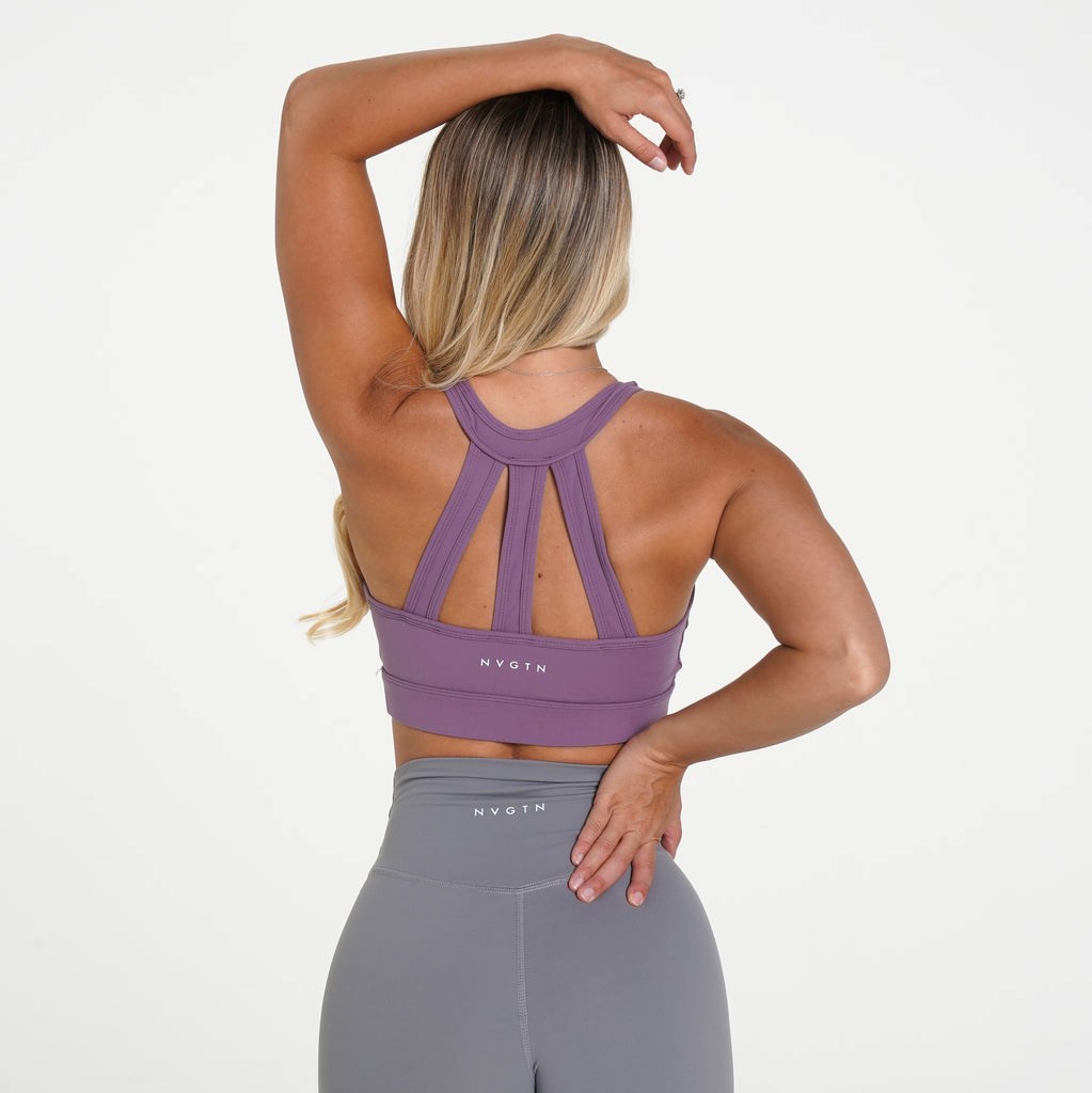 NVGTN Trio Bra Mauve  Soutien Gorge Sport Femme | UVN-7530252