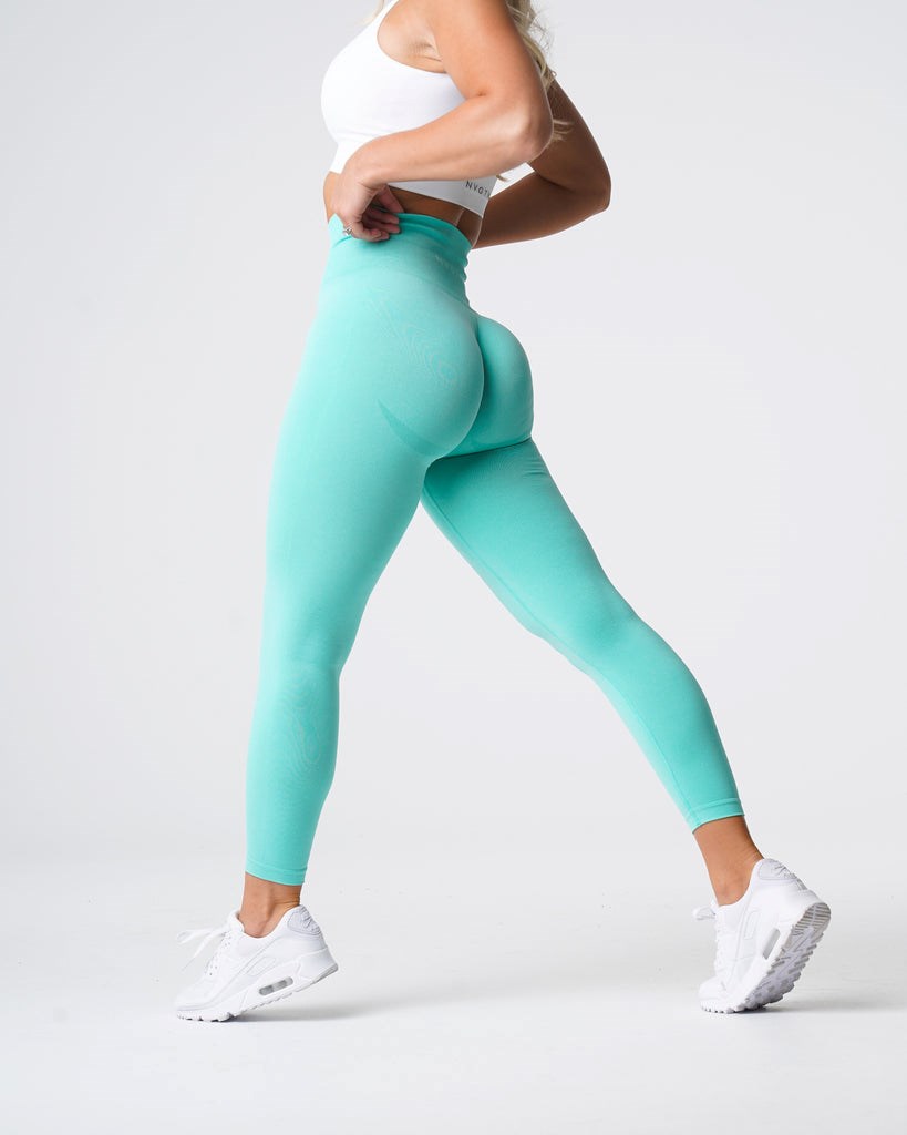 NVGTN Curve Seamless Leggings Menthe  Leggings Femme | FUI-4714019