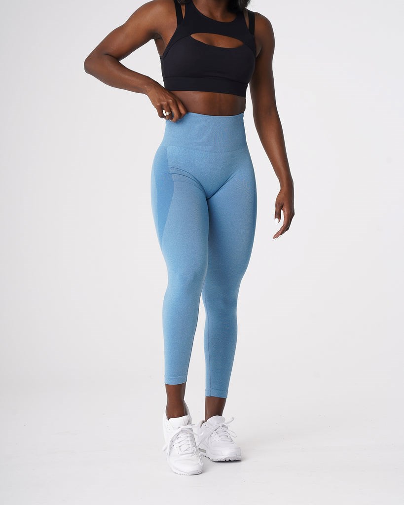 NVGTN Contour Seamless Leggings Bleu  Leggings Femme | SVC-2202933