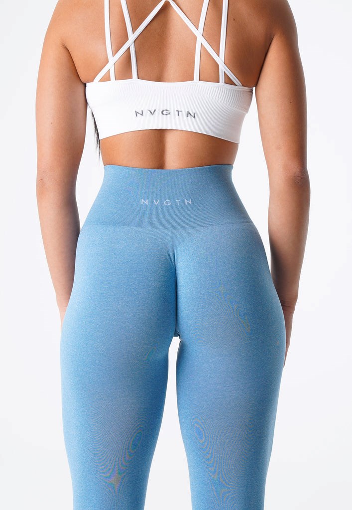 NVGTN NV Seamless Leggings Bleu  Leggings Femme | GBL-3429494