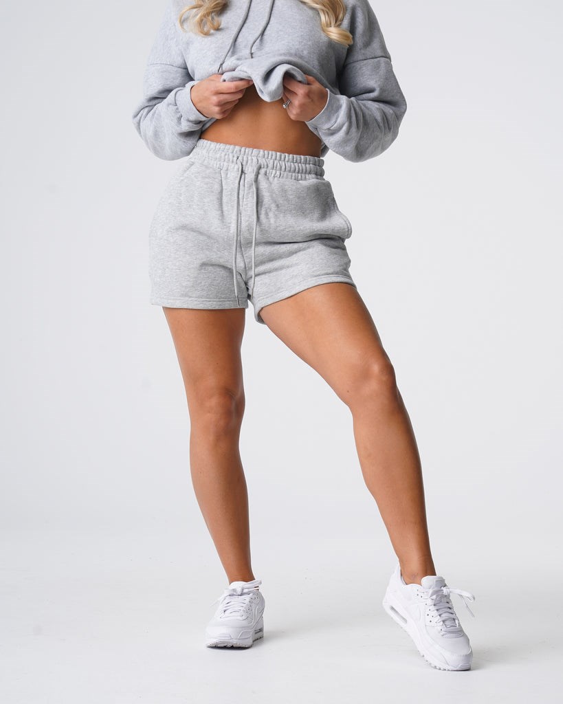 NVGTN Essential Lounge Shorts Grise  Shorts Femme | ATL-3182936