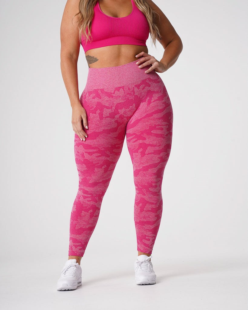 NVGTN Camo Seamless Leggings Fushia  Leggings Femme | WFW-4239409