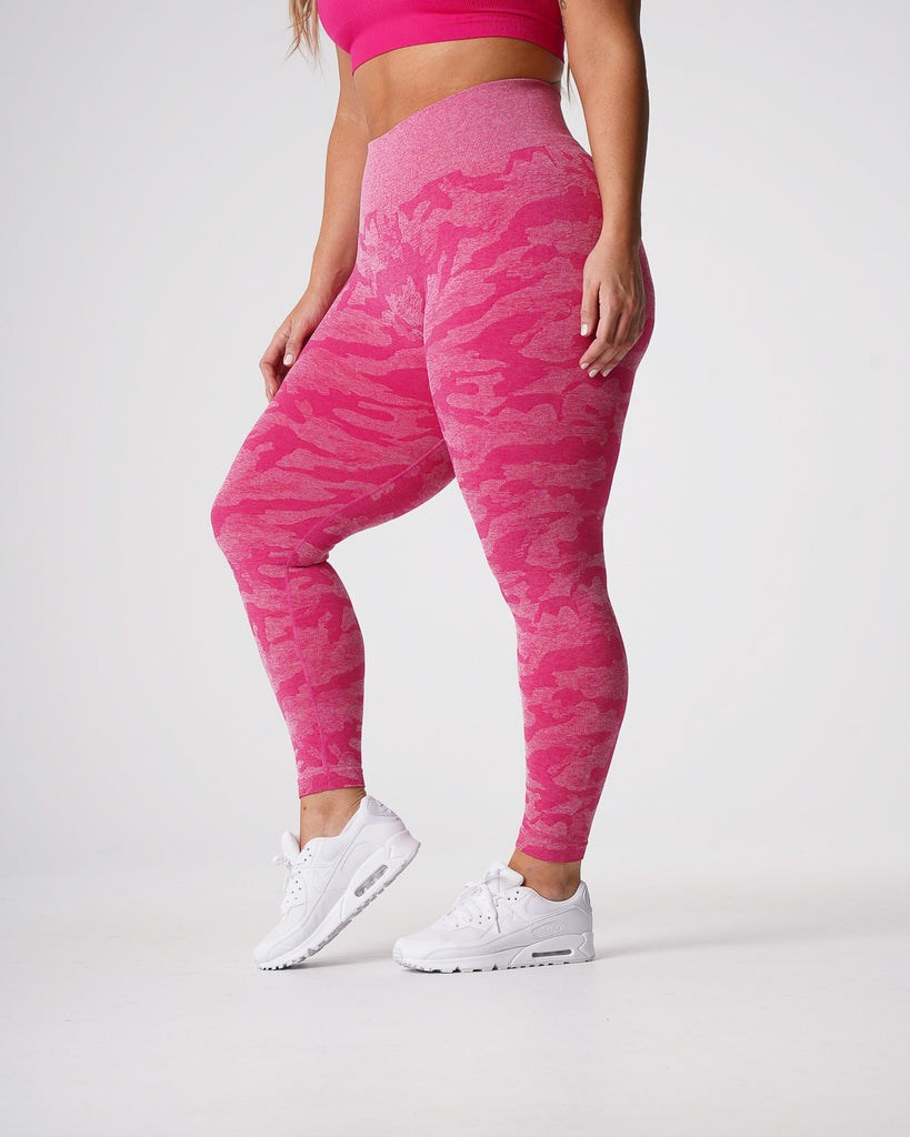 NVGTN Camo Seamless Leggings Fushia  Leggings Femme | WFW-4239409