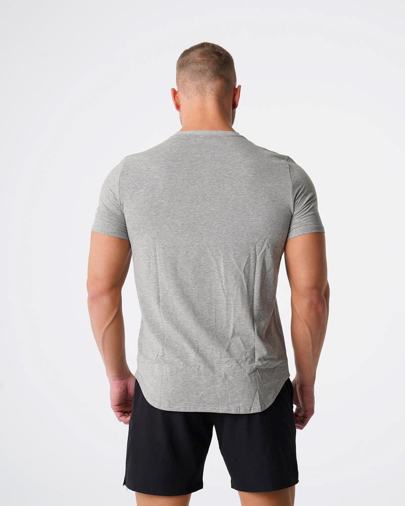 NVGTN Pulse Fitted Tee Grise  T Shirts Homme | OQL-6104787