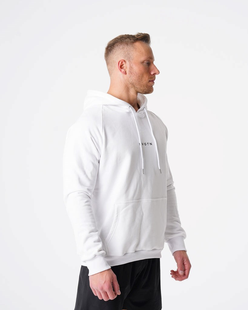 NVGTN Lounge Hoodie Blanche  Sweat à Capuche Homme | HLL-0785429