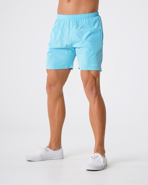 NVGTN Flex Shorts Aqua  Shorts Homme | VPJ-7273764