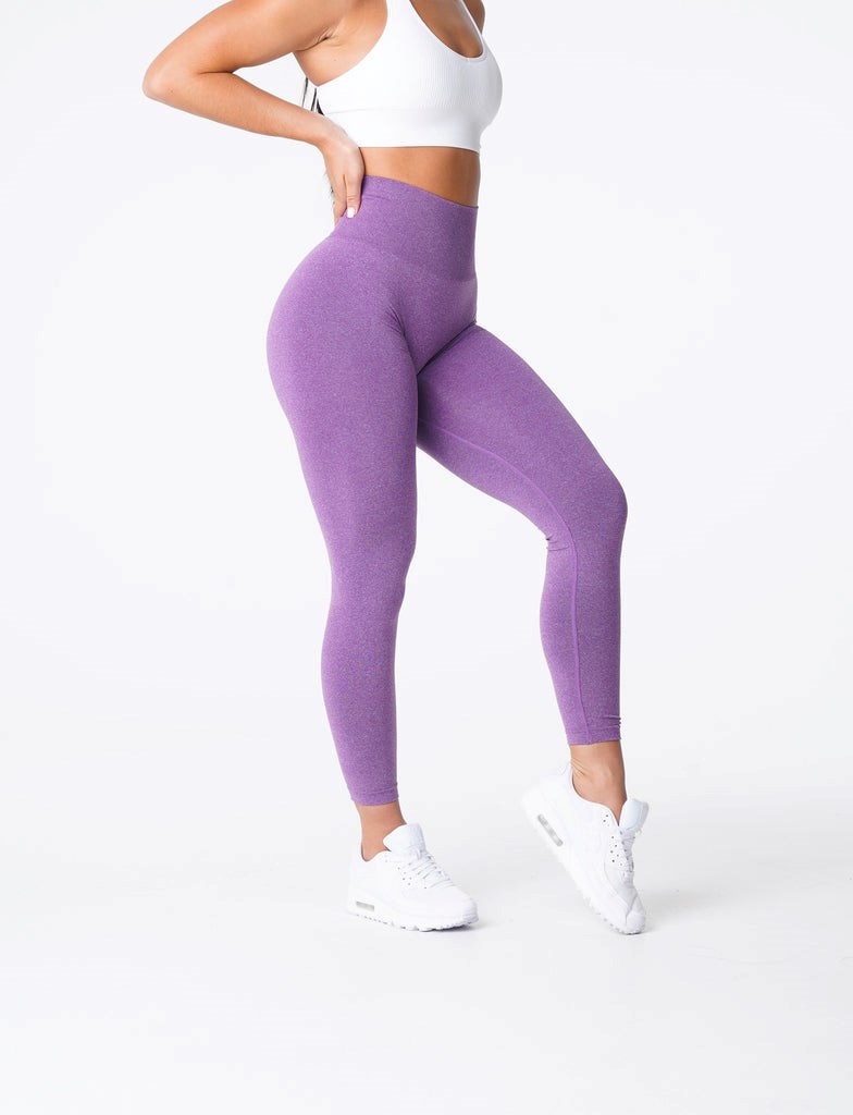 NVGTN NV Seamless Leggings Violet  Leggings Femme | YIA-2588410