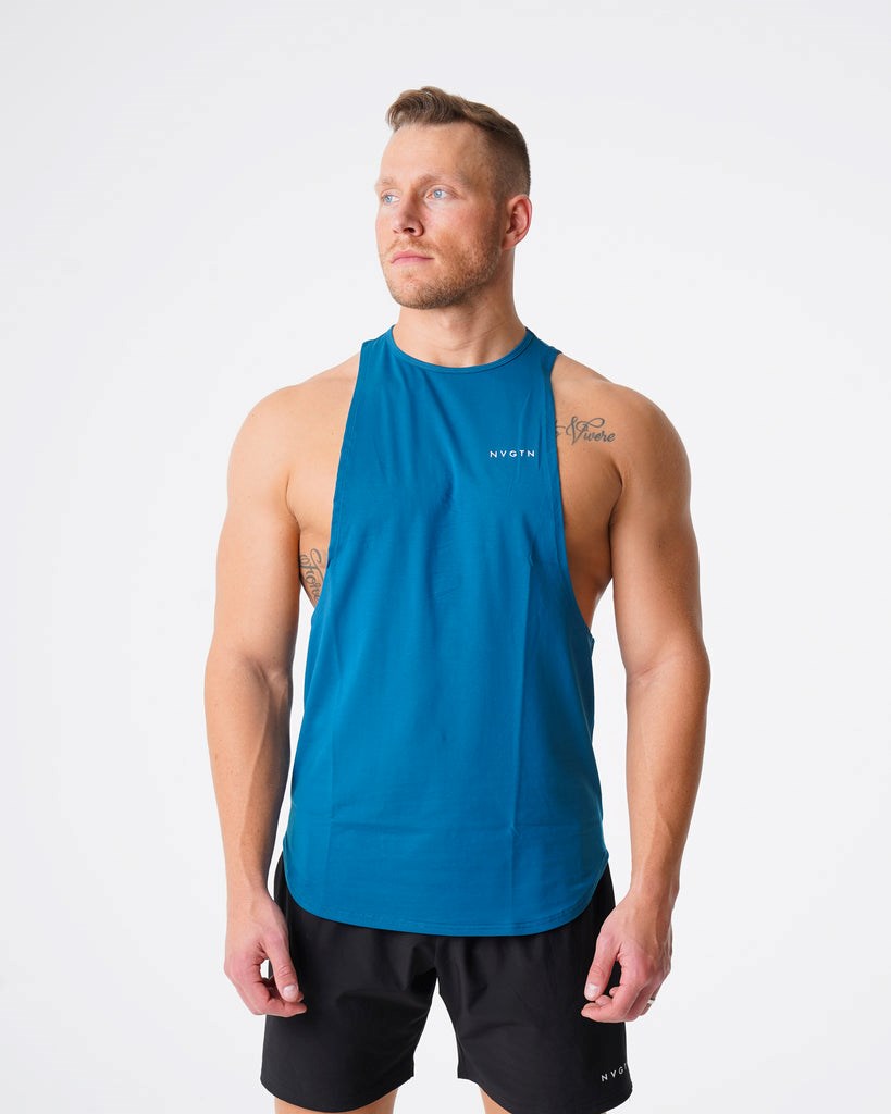 NVGTN Pulse Edge Tank Bleu  Debardeur Homme | FXJ-0671408