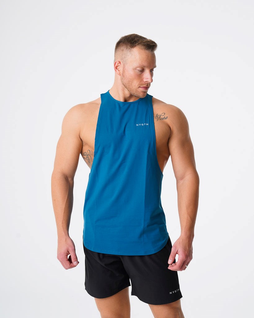 NVGTN Pulse Edge Tank Bleu  Debardeur Homme | FXJ-0671408