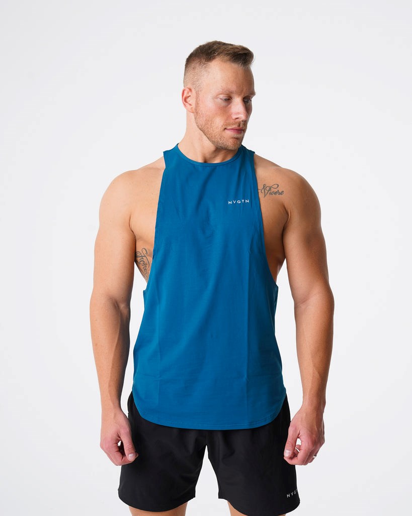 NVGTN Pulse Edge Tank Bleu  Debardeur Homme | FXJ-0671408