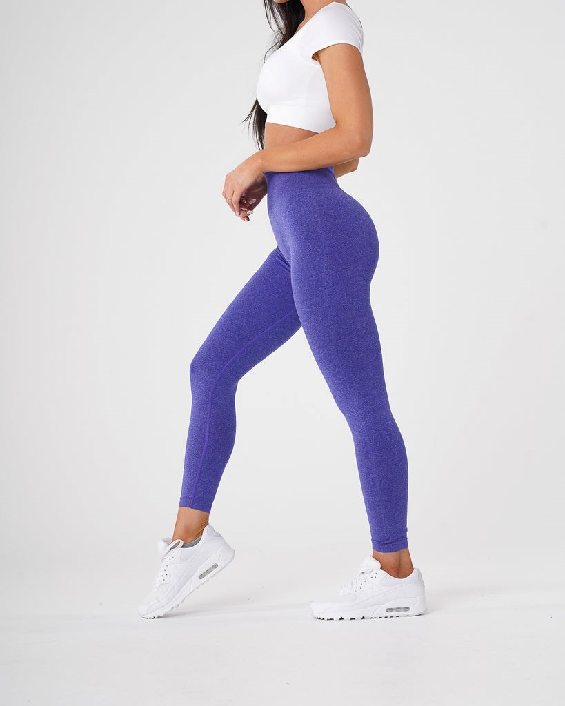 NVGTN Electric Blue NV Seamless Leggings Bleu  Leggings Femme | KII-8685741