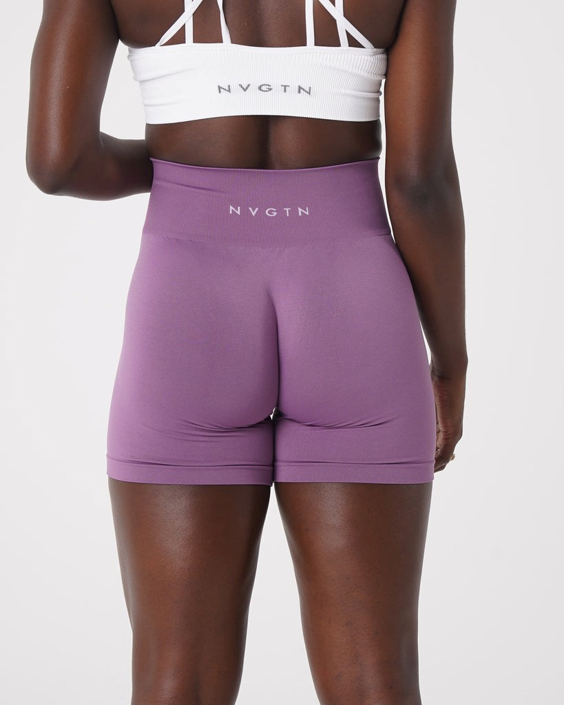 NVGTN Solid Seamless Shorts Orchid  Shorts Femme | VBD-0804456