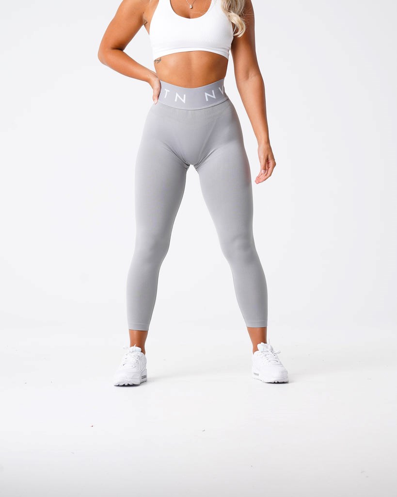 NVGTN Sport Seamless Leggings Grise Clair  Leggings Femme | HHH-4687135