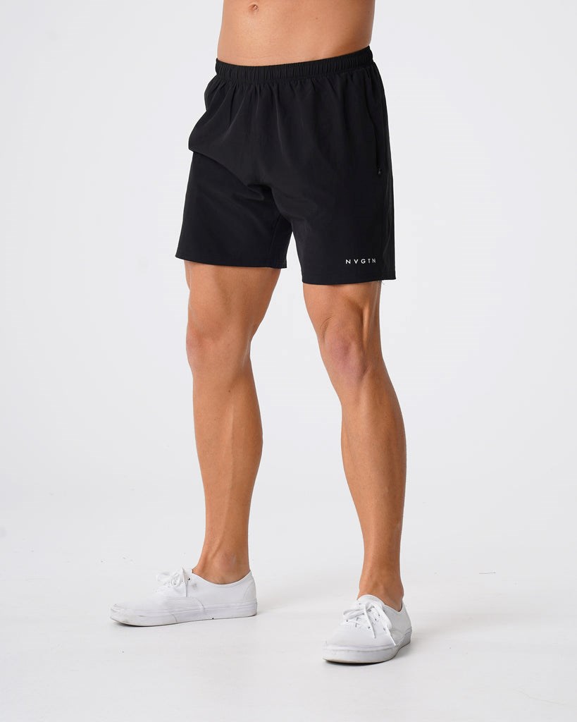 NVGTN Flex Shorts Noir  Shorts Homme | FPE-6729050