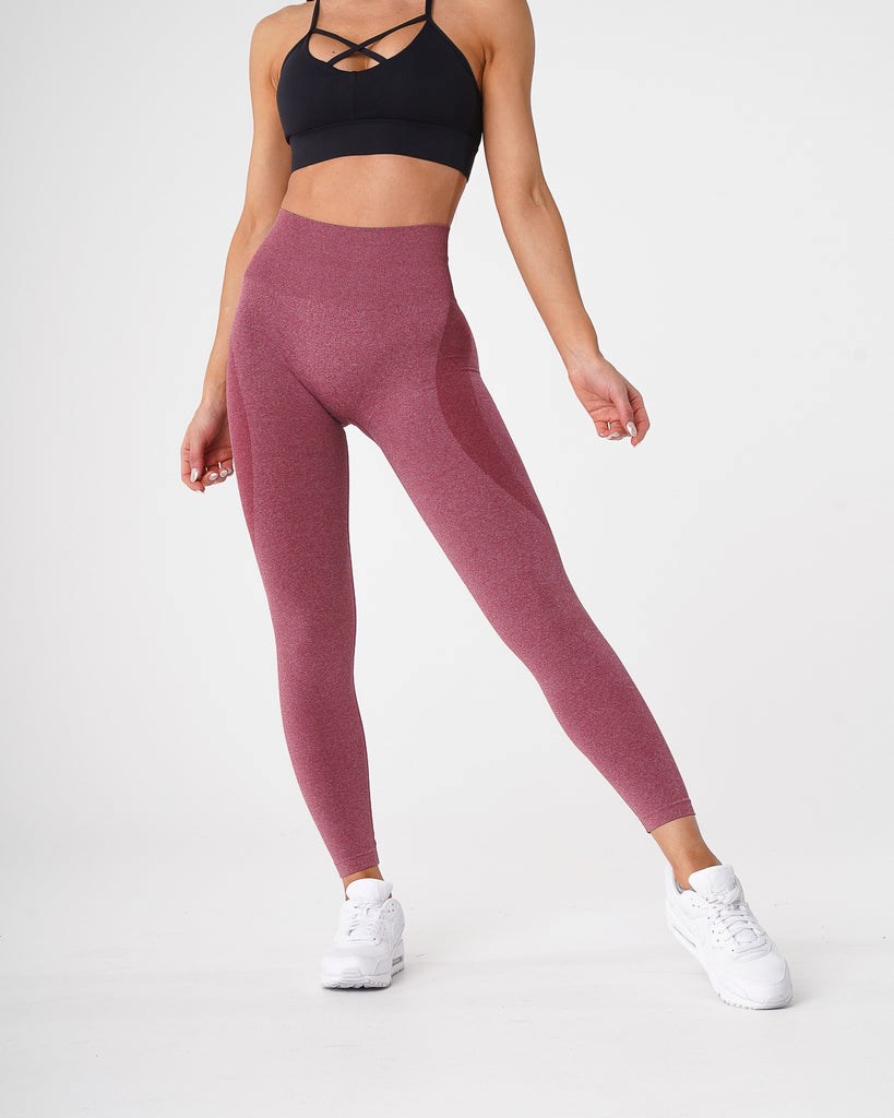 NVGTN Contour Seamless Leggings Bordeaux  Leggings Femme | WZU-8965420