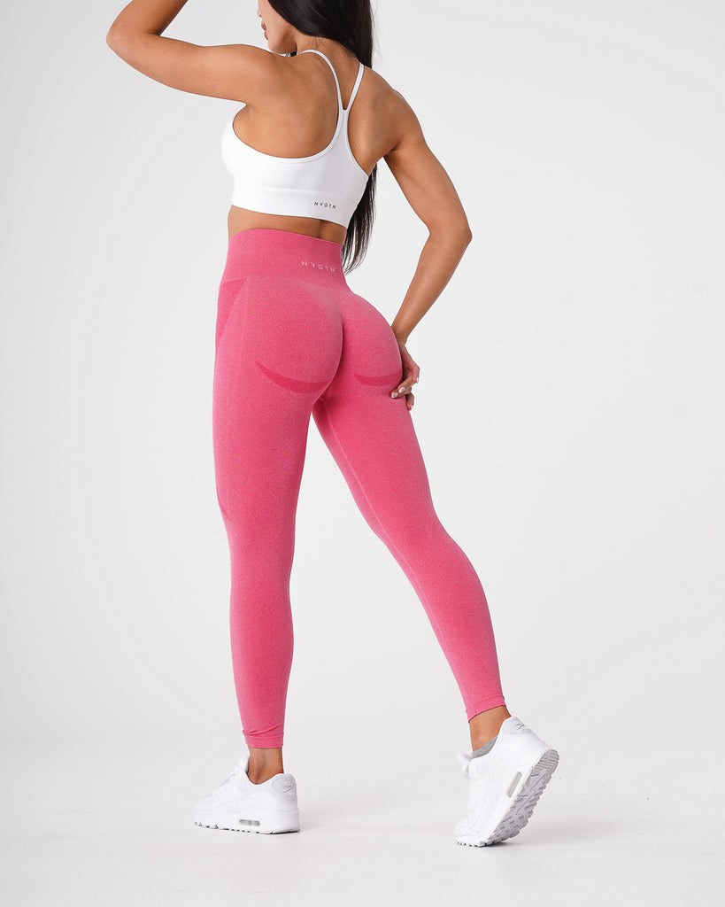 NVGTN Contour Seamless Leggings Rose  Leggings Femme | NLM-3465524