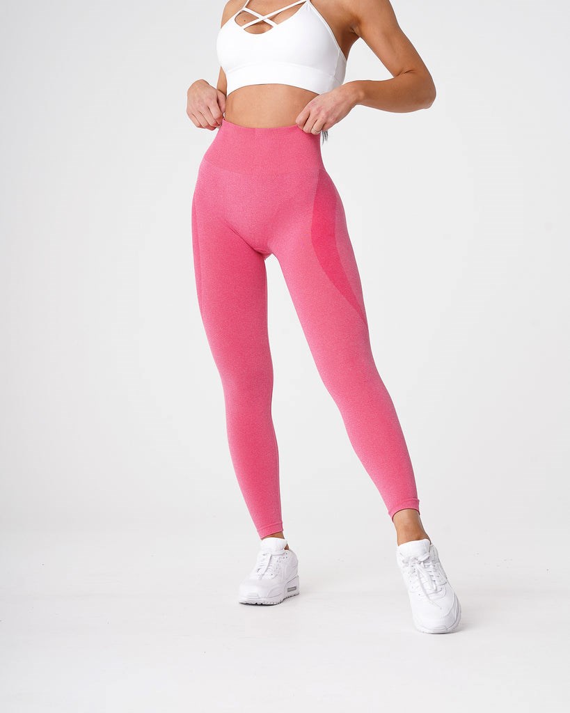 NVGTN Contour Seamless Leggings Rose  Leggings Femme | NLM-3465524