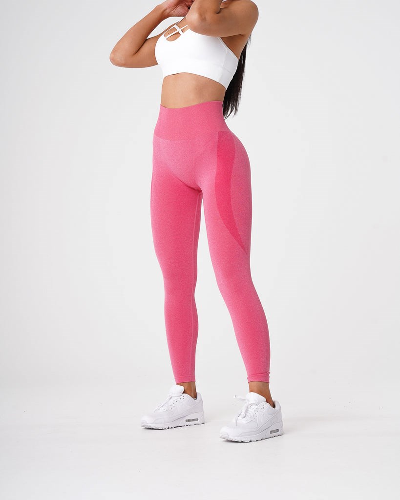 NVGTN Contour Seamless Leggings Rose  Leggings Femme | NLM-3465524