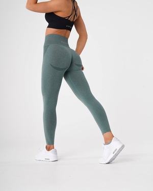 NVGTN Contour Seamless Leggings Vert  Leggings Femme | WUN-9709309