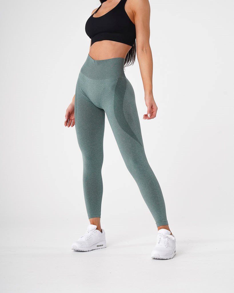 NVGTN Contour Seamless Leggings Vert  Leggings Femme | WUN-9709309