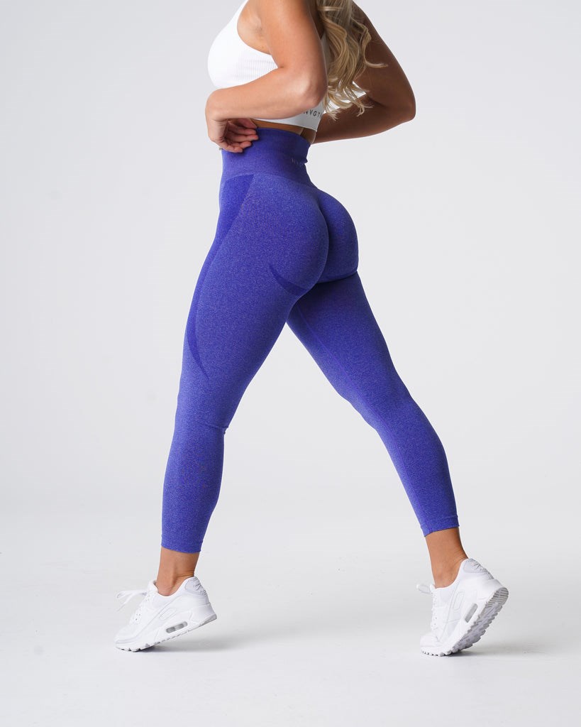 NVGTN Contour Seamless Leggings Bleu  Leggings Femme | EFX-3643557