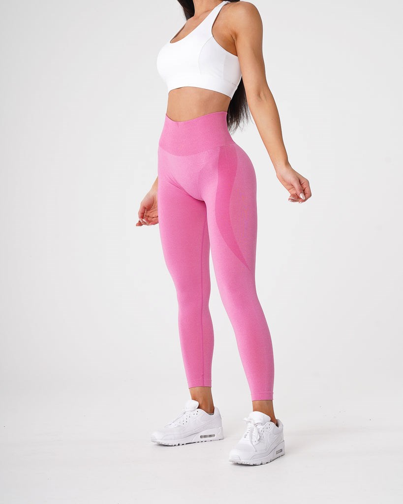 NVGTN Contour Seamless Leggings Rose  Leggings Femme | HSB-1553667