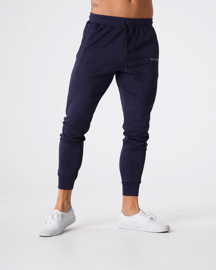 NVGTN Piste Joggers Bleu Marine  Pantalon Jogging Homme | AET-2654219