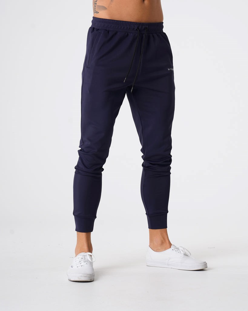 NVGTN Piste Joggers Bleu Marine  Pantalon Jogging Homme | AET-2654219