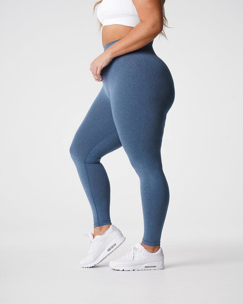 NVGTN NV Seamless Leggings Bleu  Leggings Femme | ZKO-7381947