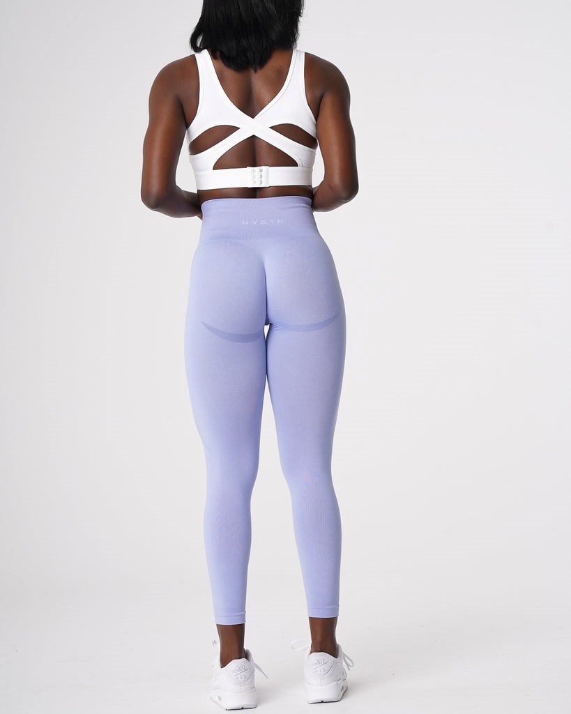 NVGTN Contour Seamless Leggings Periwinkle  Leggings Femme | PER-2654973