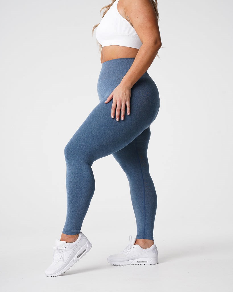 NVGTN NV Seamless Leggings Bleu  Leggings Femme | ZKO-7381947