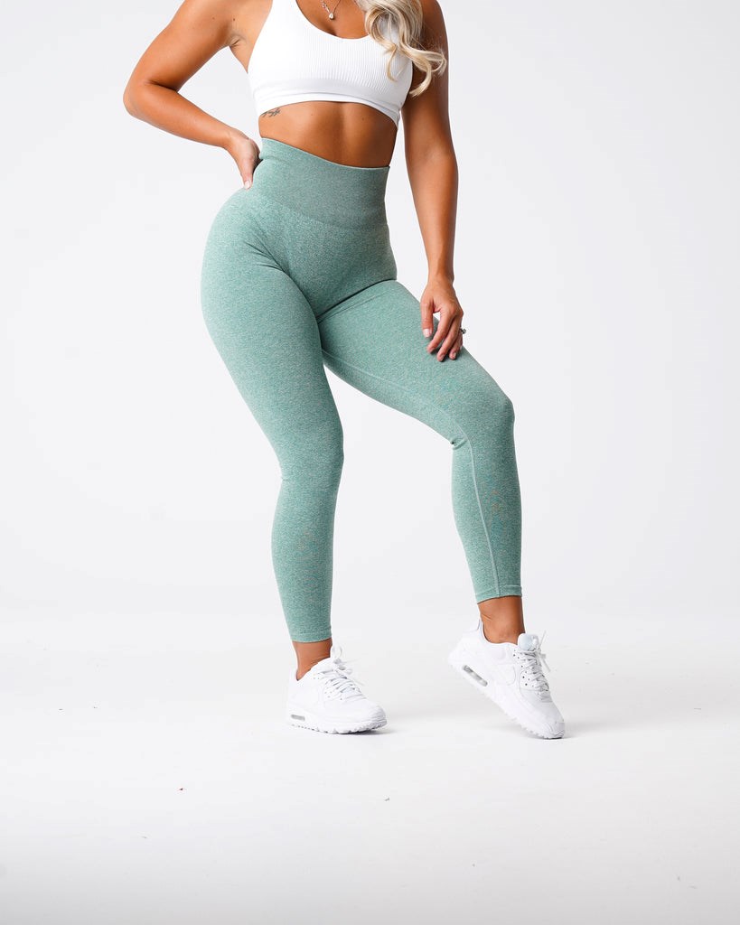 NVGTN Scrunch Seamless Leggings Vert  Leggings Femme | GXE-8333533