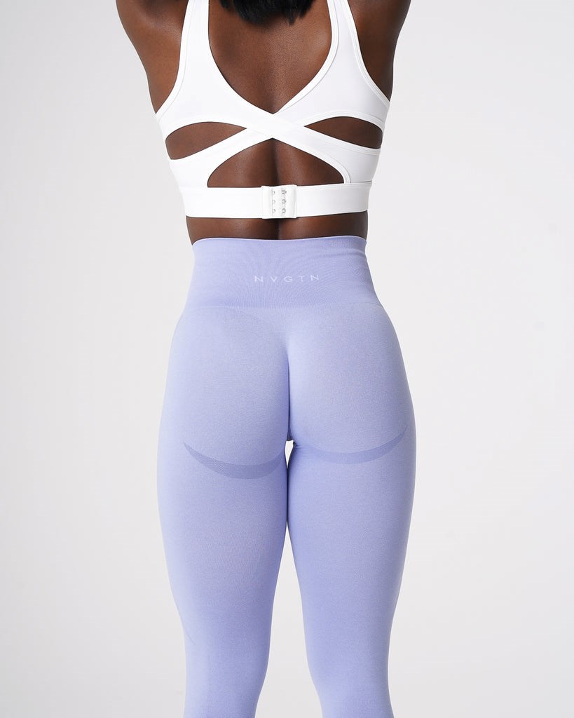 NVGTN Contour Seamless Leggings Periwinkle  Leggings Femme | PER-2654973