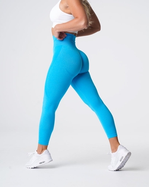 NVGTN Contour Seamless Leggings Caribbean  Leggings Femme | IKP-6830744