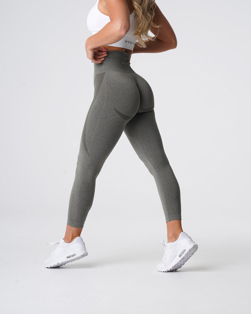 NVGTN Contour Seamless Leggings Kaki Vert  Leggings Femme | YZR-7072788