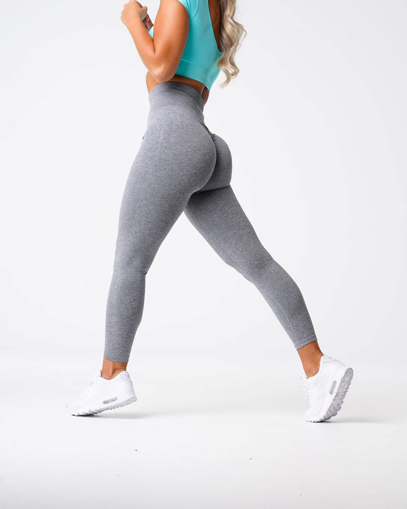 NVGTN Scrunch Seamless Leggings Grise  Leggings Femme | YGJ-7589593