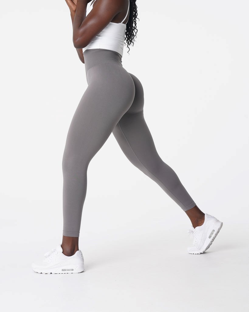 NVGTN Solid Seamless Leggings Charcoal  Leggings Femme | KVJ-8967649