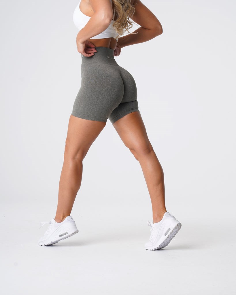 NVGTN Pro Seamless Shorts Kaki Vert  Shorts Femme | RVA-5383293