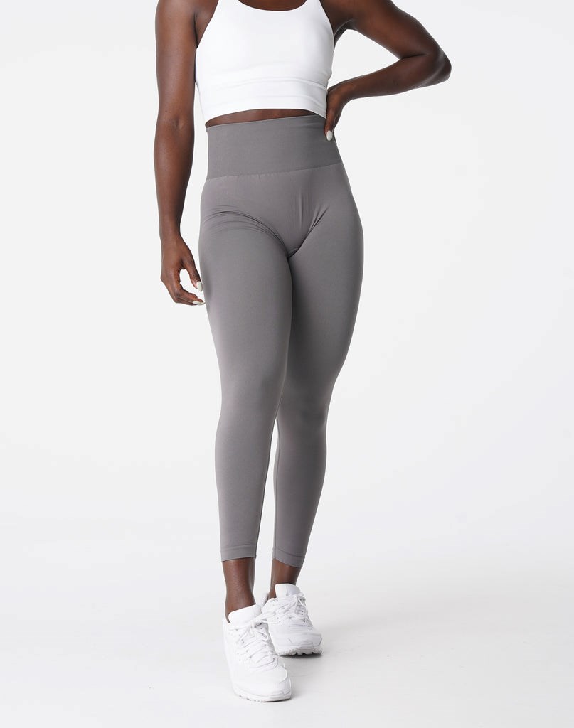 NVGTN Solid Seamless Leggings Charcoal  Leggings Femme | KVJ-8967649