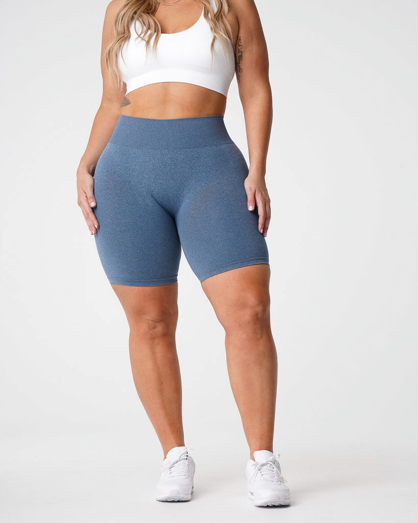 NVGTN Pro Seamless Shorts Bleu  Shorts Femme | MTX-9387941