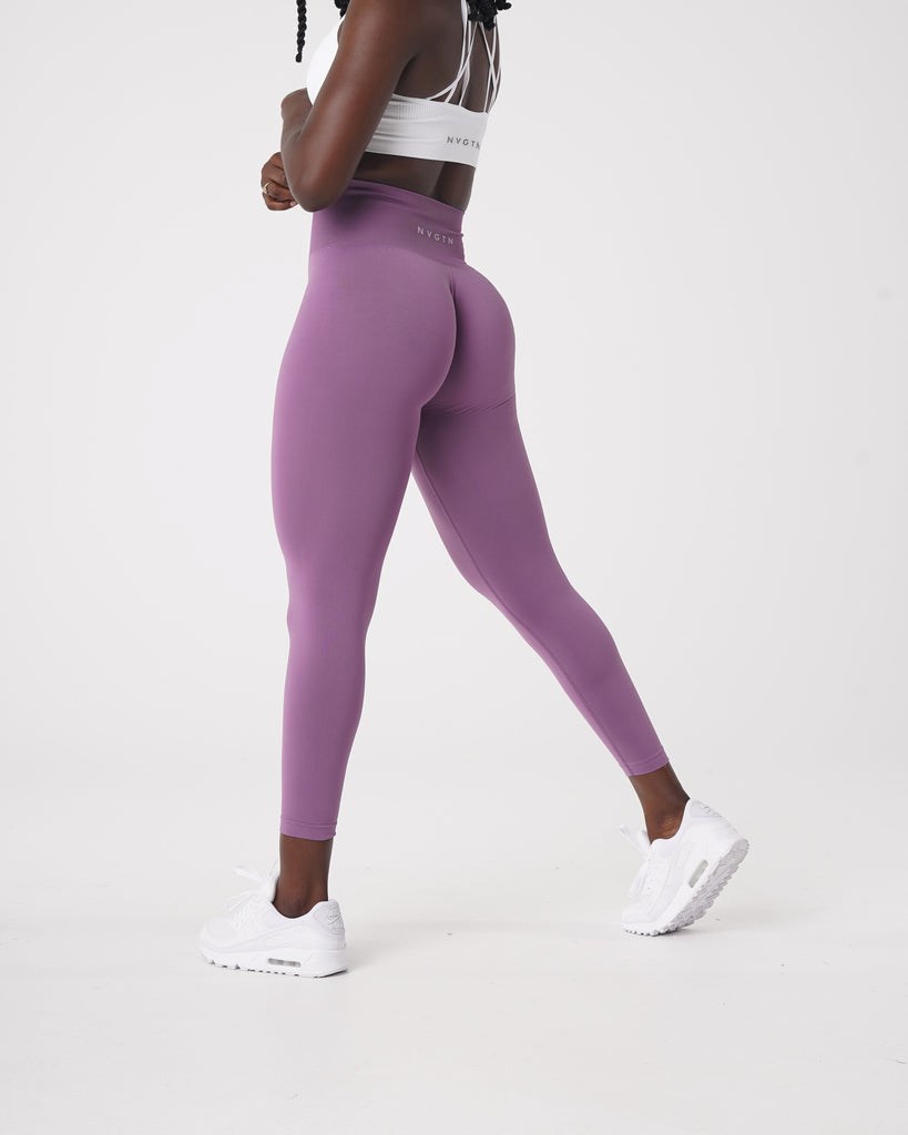 NVGTN Solid Seamless Leggings Orchid  Leggings Femme | MRO-5643926