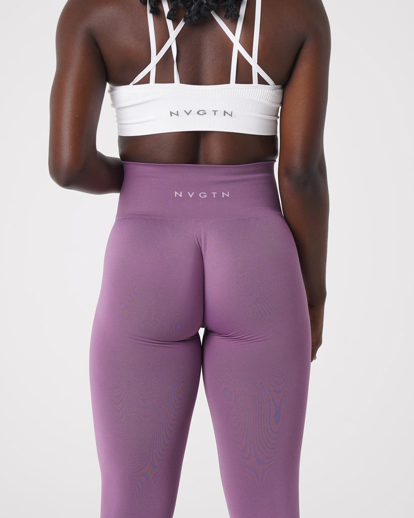 NVGTN Solid Seamless Leggings Orchid  Leggings Femme | MRO-5643926